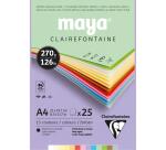 Maya bloc collé 25F A4 270g