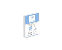 Combiné Triomphe comprenant 20 Enveloppes Blanches Doublés 90x140mm - Gommées - 130g/m2 + 20 Cartes Bristol Blanches 82x128mm 220g/m2 - Blanc