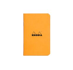 Carnet piqué O&B Rhodia Classic 7,5x12 cm 48p petits carreaux 5x5 non détachables 80g - Assortis