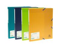 Boite de classement Exabox dos 40mm polypropylène 7/10e Forever® PP - A4 - Couleurs assorties