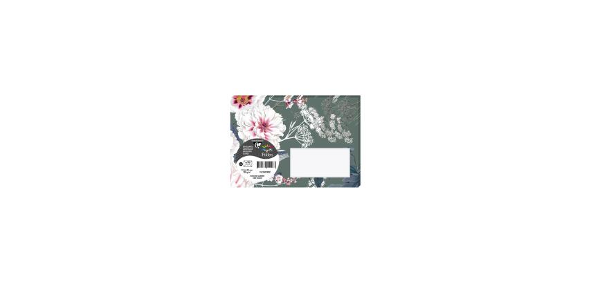 COLLECTION BOTANIC GARDEN, Paquet de 20 enveloppes Pollen 114x162mm 120g/m2 - Vert foncé