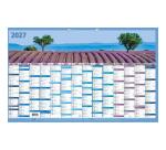 Calendrier France 14 mois 65 x 40,5 cm Annuel Décembre 2025 à Janvier 2027 - Visuel