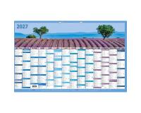 Calendrier France 14 mois 65 x 40,5 cm Annuel Décembre 2025 à Janvier 2027 - Visuel
