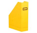Rhodiarama Porte-revues, en similicuir, 10 x 25 x 31 cm. - Jonquille