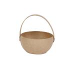 Petit panier arrondi 11x10x11,5cm - Kraft