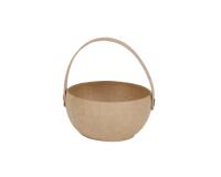 Petit panier arrondi 11x10x11,5cm - Kraft