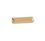 Plateau moderne rectangulaire 11x26x3cm - Kraft