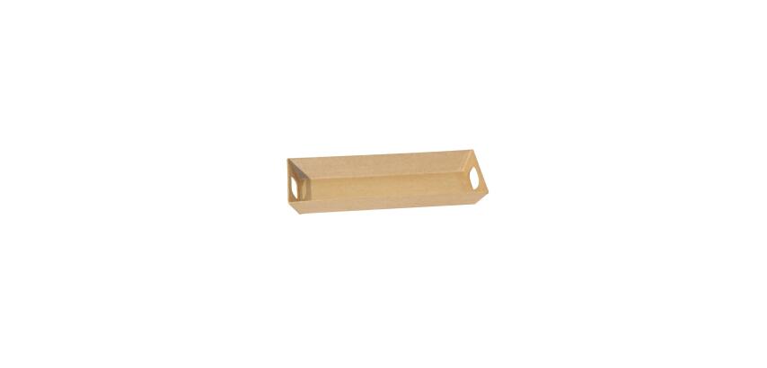 Plateau moderne rectangulaire 11x26x3cm - Kraft