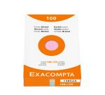 Exacompta Pack 100 Record Card 10x15cm Lined Ast - Assorted colours
