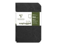 Set de 2 carnets piqués Age Bag 9x14 96 pages uni - Noir