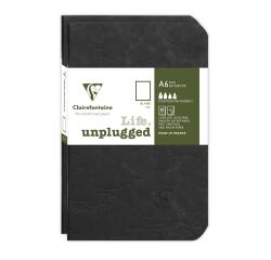 Set de 2 carnets piqués Age Bag 9x14 96 pages uni - Noir