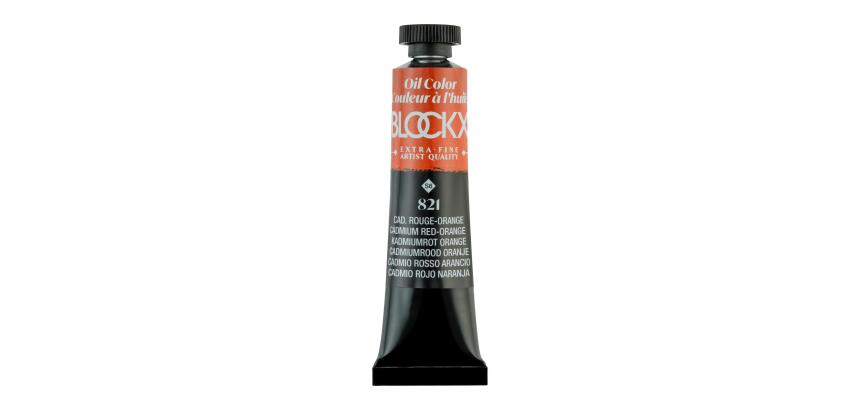 Peinture à l'huile extra-fine tube 20ml - Cadmium rouge-orange