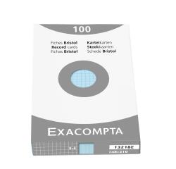 Fichas de cartulina bristol 205 g/m2 - Cuadricula - 148x210 mm
