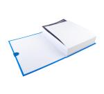 Exacompta Balacron Expanding Spine Folder, A4, Hook and Loop Strap