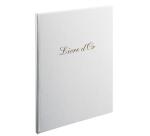 Livre d'or Balacron avec titre 100 pages blanches - 27x22 cm vertical