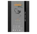Clairefontaine Rhodia Touch Grey Maya Pad A5, Blank - Black