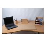 Deskmat rig cardboard 575x375cm Eterneco - Brown geometrical design