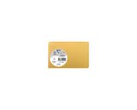Paquet de 25 cartes simples Pollen 82x128mm 210g/m2 - Or