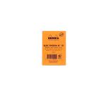 Stapled pad No. 10, A8 size, 5x5 grid, orange