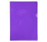 Sachet de 10 pochettes coin PVC lisse haute résistance 13/100e - A4