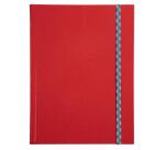 Iderama Notebook 220x170, 192 lined pages - red