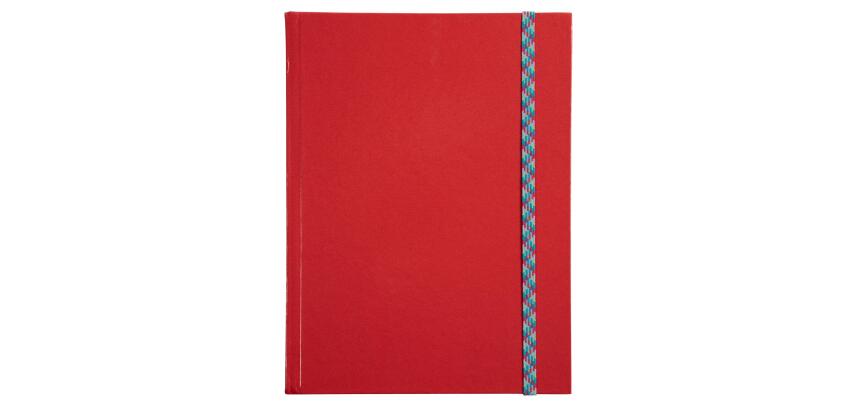 Iderama Notizbuch 220x170, 192 linierte Seiten - rot