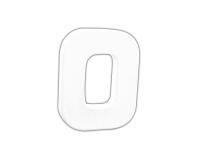 Petite lettre O 12cm - Blanc