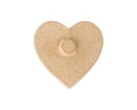 Pack de 12 coeurs aimantés 3x12x20cm - Kraft