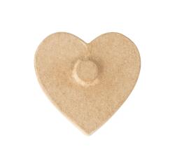Pack de 12 coeurs aimantés 3x12x20cm - Kraft