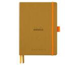 Rhodiarama Goalbook souple A5 240 pages dot papier ivoire 90g - Or