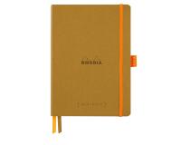 Rhodiarama Goalbook souple A5 240 pages dot papier ivoire 90g - Or