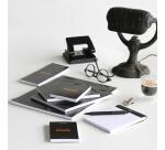 Bloc agrafé Rhodia N°14 11x17 cm 80 feuillets ligné 80g - Noir