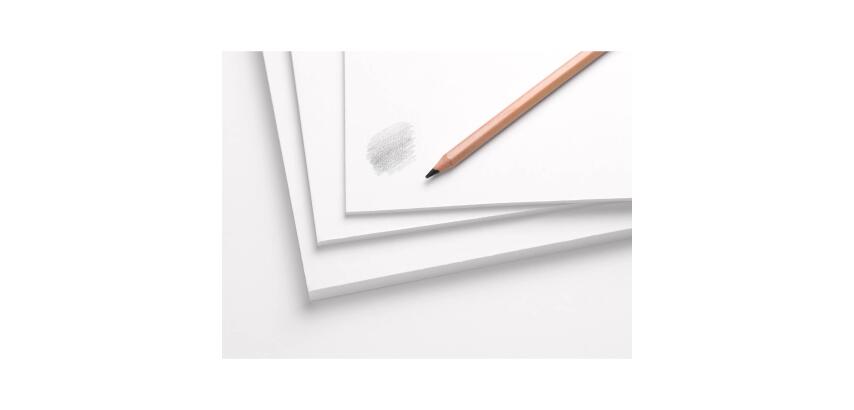 Carton Mousse Graffic 6 feuilles A4 3mm - Blanc