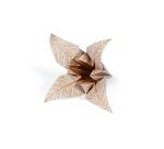 ORIGAMI, Pochette de 60 feuilles 70g/m2 3 formats - Kraft floral - Multicolore