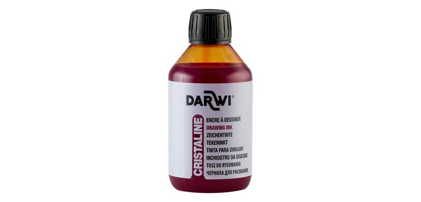 DARWI Zeichentinte, Flasche 250ml, Orange - Orange