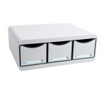 Klasseermodule TOOLBOX MAXI, 3 lades - Grijs