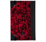 Marmor Notizbuch 170x110, 192 linierte Seiten - Rot