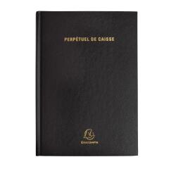Agenda bureau 14,8x21 cm Caisse Perpétuel Journalier - Noir