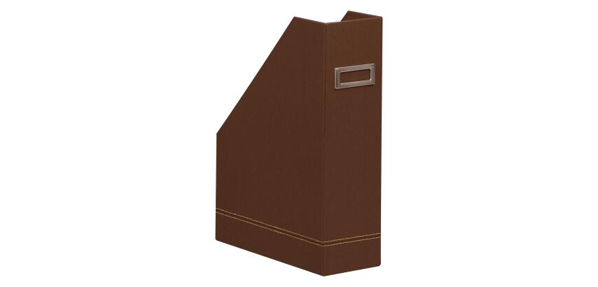 Rhodiarama Porte-revues, en similicuir, 10 x 25 x 31 cm