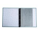 Album photo classeur 60 pages noires OfficeByMe - Bleu canard