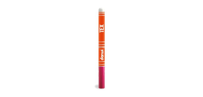 DARWI TEX, Textilmarker, Spitze 1mm, Inhalt 3ml, Kirschrot - Kirschrot