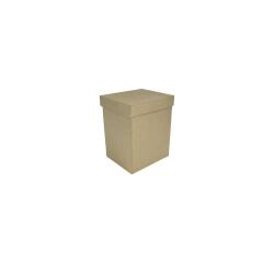 Tall rectangular box 14x12x17cm - Kraft