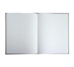 Gastenboek 100 pagina's zilveren randen Ellipse