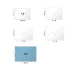 25 enveloppes C5 (162x229mm) Diploma gommées - extra blanc
