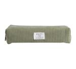 Velvet square pencil case VELVET - Assorted colours