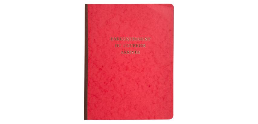 Piqûre 320X240 Courrier arrivée 80 pages - Rouge