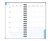 Recharge Agenda de poche Lady 16S spiralé 9 x 16 cm Semainier Janvier à Décembre 2027