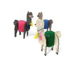 Boîte créative, Lamas en laine - Multicolore