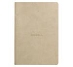 Rhodia Rhodiarama Notebook - A5 - Dotted - Sewn Spine - Beige