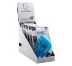 Exacompta - Cod. 12996E - 1 Colla roller biadesivo permanente per foto - 13 metri - Turchese